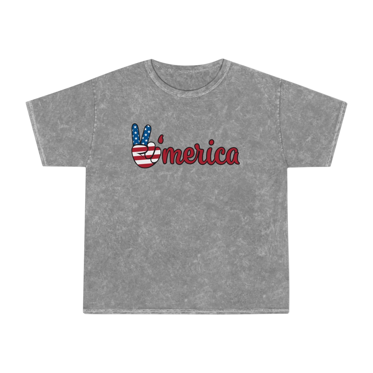 'Merica Unisex Mineral Wash T-Shirt